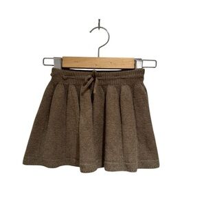 ZARA Elegant Brown Knit Skirt - size 2-3